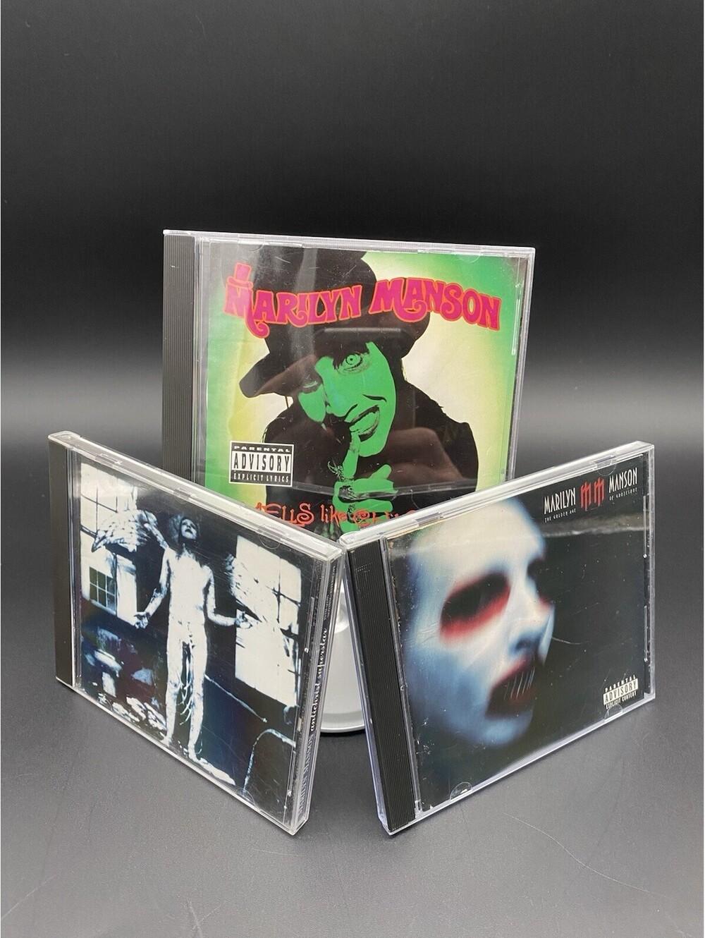 Marilyn Manson Lot of 3 Different CDs - Nothing & Interscope Records